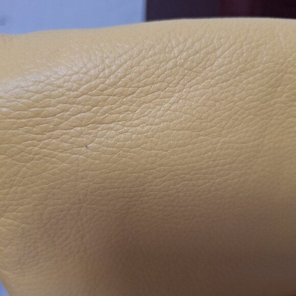 NWOT Kate Spade butter yellow pebbled leather crossbody foldover mini bag - Picture 12 of 14